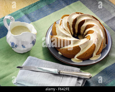 Gâteau bundt épices Gingembre Banque D'Images