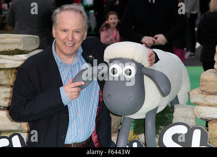 Jan 25, 2015 - Londres, Angleterre, Royaume-Uni - Nick Park assistant à Shaun Le mouton film première européenne, Vue West End, Leicester Square Banque D'Images