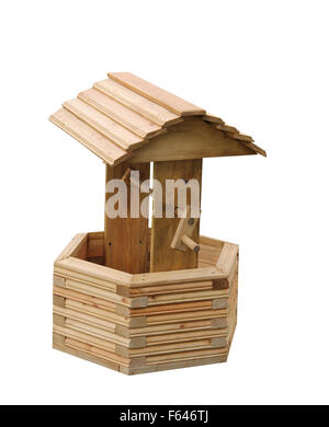 Un nouveau jardin en bois ornement qui veulent bien. Banque D'Images