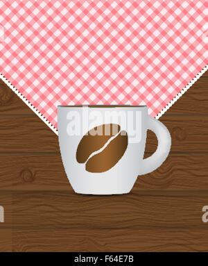 Modèle café Contexte Vector Illustration Illustration de Vecteur
