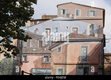 Illusion d'optique fait ​​By Mad'Art Concept.Agde,France,France,fresque trompe-l'oeil,Street,l'art, Banque D'Images