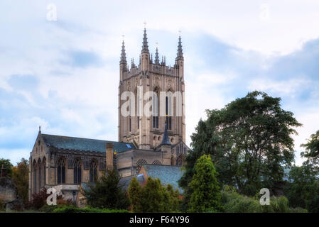 Cathédrale St Edmundsbury, Bury St Edmunds, Suffolk, Angleterre, Royaume-Uni Banque D'Images