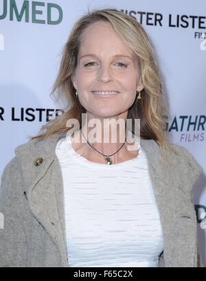 Los Angeles, CA. 11Th Nov, 2015. Arrivées à Helen Hunt pour consommé Premiere, Laemmle Music Hall, Los Angeles, CA, 11 novembre 2015. Credit : Dee Cercone/Everett Collection/Alamy Live News Banque D'Images