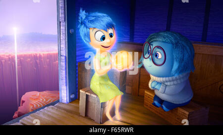 Inside Out Année : 2015 USA Réalisateur : Pete Docter, Ronaldo Del Carmen Animation Banque D'Images