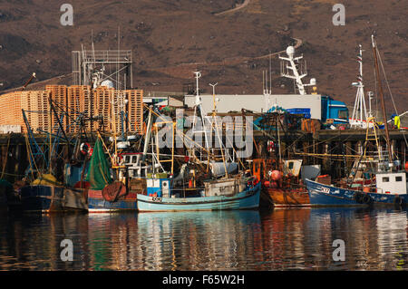 Port d''Ullapool, Ross-shire, en Écosse. Banque D'Images