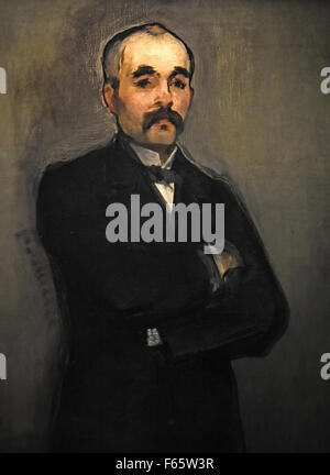 Georges Clémenceau. 1879-1880 de Édouard Manet 1832 - 1883 France Banque D'Images