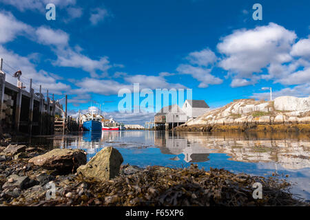 Peggy's Cove, en Nouvelle-Écosse. Banque D'Images