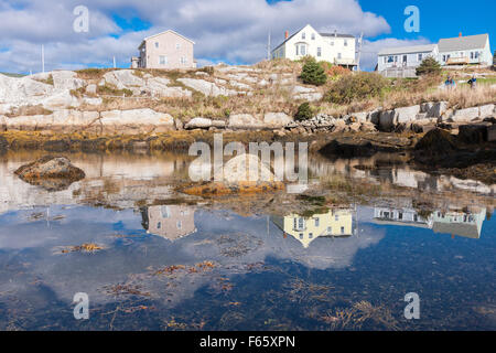 Peggy's Cove, en Nouvelle-Écosse. Banque D'Images