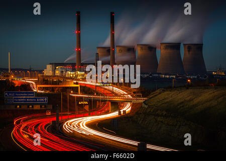 Henrichenburg shiplift C Power Station Banque D'Images