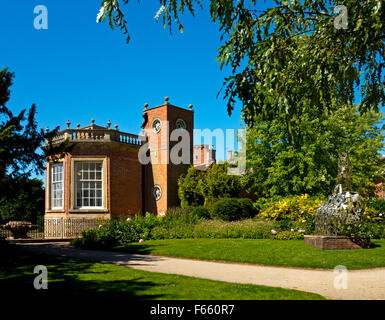 L'Orangerie et le jardin à Rufford Abbey près de Ollerton dans Nottinghamshire England UK dans les motifs de Rufford Country Park Banque D'Images