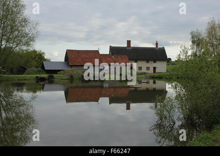 Gîte rural et gîte, Suffolk Banque D'Images