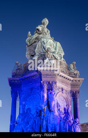 Maria Theresia monument, Maria Theresa square, ville, à Vienne, Autriche Banque D'Images