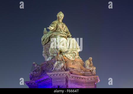 Maria Theresia monument, Maria Theresa square, ville, à Vienne, Autriche Banque D'Images