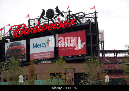 Busch Stadium, Saint Louis, MO Banque D'Images