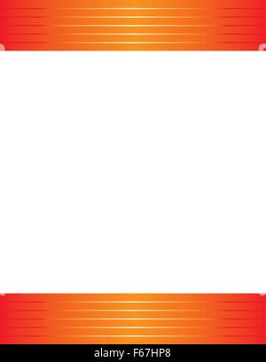 En-tête orange brillant Background Illustration de Vecteur