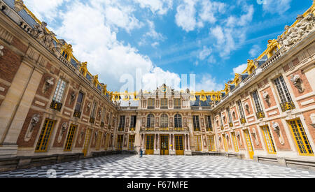 Château de Versailles, l'UNESCO World Heritage Site, Yvelines, région Ile-de-France, France Banque D'Images