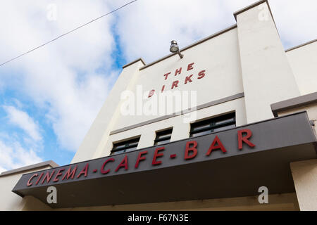 Un petit cinéma indépendant avec un café-bar et d'une salle de conférence dans la ville de Aberfeldy, Ecosse Banque D'Images