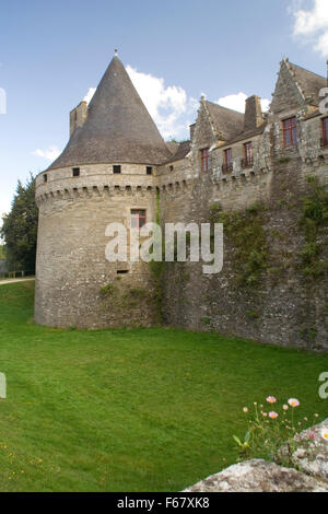 Château des Rohan, Pontivy, Morbihan, Bretagne, France Banque D'Images