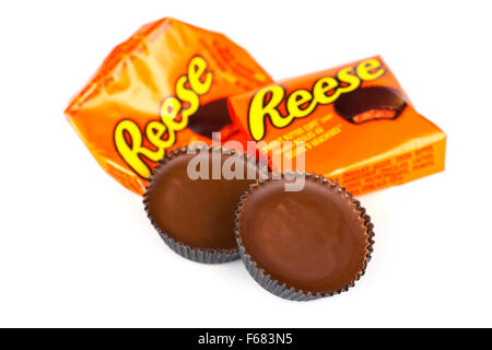 Reese's Peanut Butter Cup Tasses Banque D'Images