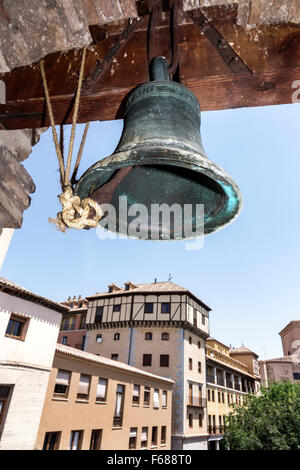 Tolède Espagne,Europe,Espagnol,site hispanique du patrimoine mondial,ville historique,ToledoPass,Pass,Pulsera Turistica Tour,Iglesia del Salvador,Mezquita de el Salv Banque D'Images