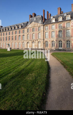 Fontainebleau, France - 16 août 2015 : vue extérieure de Le Château de Fontainebleau Château de Fontainebleau ( ). Banque D'Images