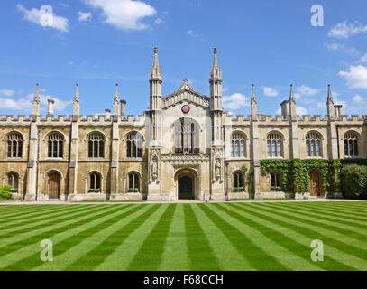 Nouvelle Cour de Corpus Christi College, Cambridge University, UK Banque D'Images