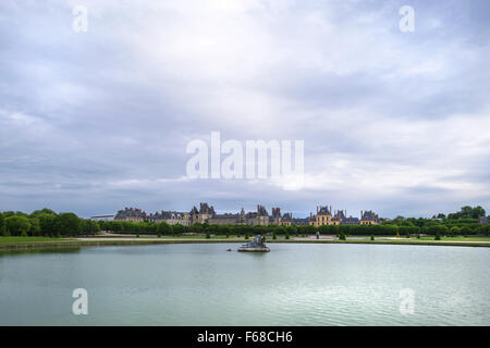 Fontainebleau, France - 16 août 2015 : vue extérieure de Le Château de Fontainebleau Château de Fontainebleau ( ). Banque D'Images