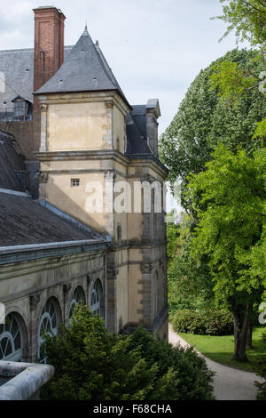 Fontainebleau, France - 16 août 2015 : vue extérieure de Le Château de Fontainebleau Château de Fontainebleau ( ). Banque D'Images