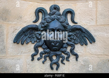 Fontainebleau, France - 15 août 2015 : Détails, statue et meubles à Fontainebleau ( château de Fontainebleau ). Banque D'Images