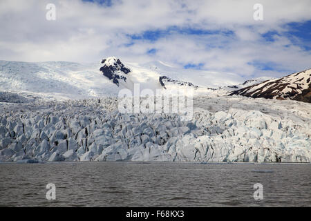 Les icebergs Fjallsarlon Islande Banque D'Images