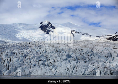 Les icebergs Fjallsarlon Islande Banque D'Images