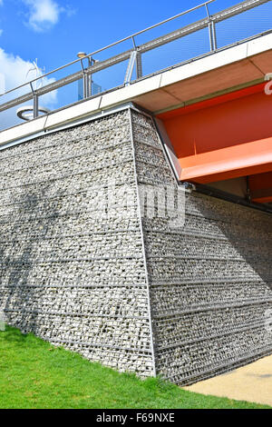 Tidyard Panier en Gabion Mur en Gabion Cage de Gabion avec Couvercles Acier Galvanisé 100x60x100 cm