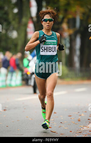 Saitama, Japon. 15 Nov, 2015. Yoko Shibui (JPN) Marathon : 1er Marathon International de Tokyo à Tokyo, Japon . Credit : YUTAKA/AFLO SPORT/Alamy Live News Banque D'Images