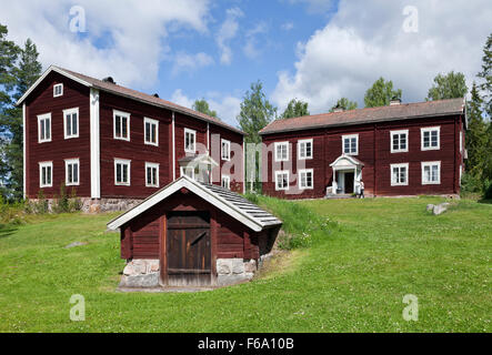 Best Western Eden, la Suède le 24 juillet 2015. Vue d'une belle maison en bois. UNESCO World Heritage Site. Les terres agricoles. Usage éditorial. Banque D'Images