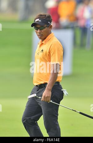 Shanghai, Chine. 15 Nov, 2015. THONGCHAI JAIDEE de la Thaïlande au cours de la journée 4 de la BMW Masters à Lake Malaren Golf Club à Shanghai. Credit : Marcio Machado/ZUMA/Alamy Fil Live News Banque D'Images