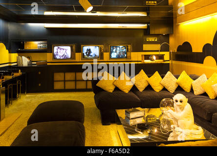 Intérieur de l'hôtel particulier Elvis, Memphis, Tennessee, États-Unis Banque D'Images