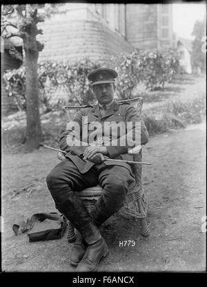 Un agent du personnel de la Division, la Première Guerre mondiale Banque D'Images