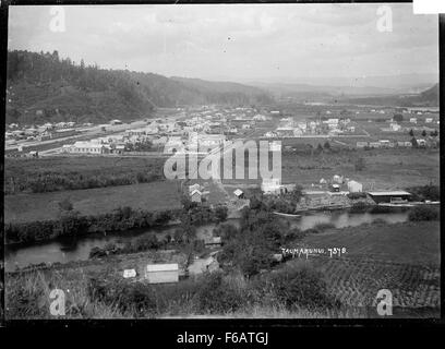 Voir à plus de Taumarunui, avec la rivière de la Ongarue Banque D'Images