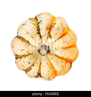 Pumpkin over white Banque D'Images