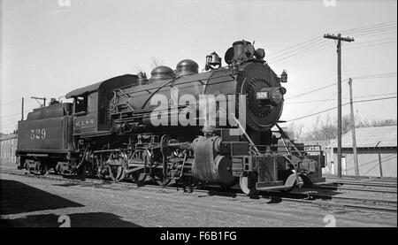 [St. Louis Le sud-ouest, la Locomotive No 529 avec de tendres] Banque D'Images