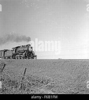 [St. Louis Le sud-ouest, la Locomotive No 653 avec de tendres] Banque D'Images