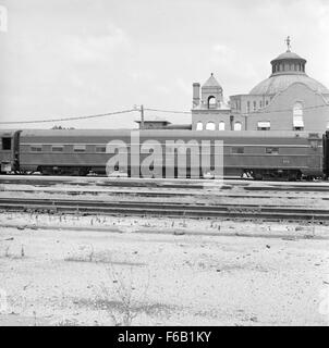 [Texas & Pacific, voiture-lits Pullman No 674, "Eagle City'] Banque D'Images