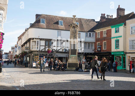 Le Buttermarket, Canterbury, Kent, England, United Kingdom Banque D'Images