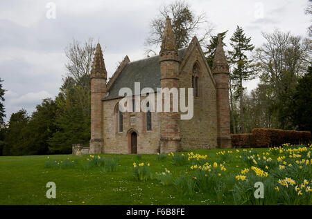 La chapelle à Scone Palace dans le Perthshire, en Écosse. Banque D'Images