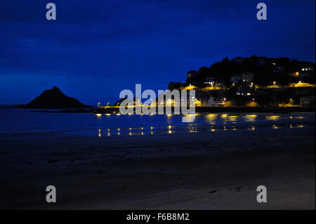 La principale plage de Pléneuf-Val-André, France FR Banque D'Images