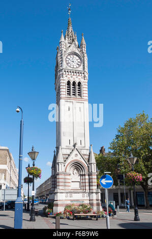 Tour de l'horloge de Gravesend, Milton Road, Gravesend, Kent, Angleterre, Royaume-Uni Banque D'Images