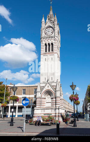 Tour de l'horloge de Gravesend, Milton Road, Gravesend, Kent, Angleterre, Royaume-Uni Banque D'Images