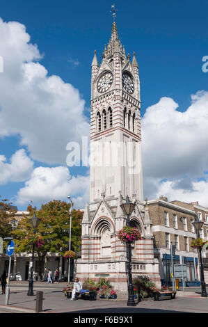 Tour de l'horloge de Gravesend, Milton Road, Gravesend, Kent, Angleterre, Royaume-Uni Banque D'Images