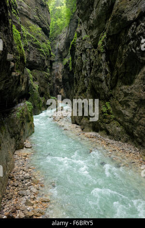 Gorges de Partnach, Garmisch-Partenkirchen, Werdenfelser Land, Upper Bavaria, Bavaria, Germany Banque D'Images