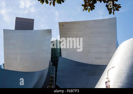 Walt Disney Concert Hall, South Grand Avenue, Los Angeles, Californie, USA Banque D'Images